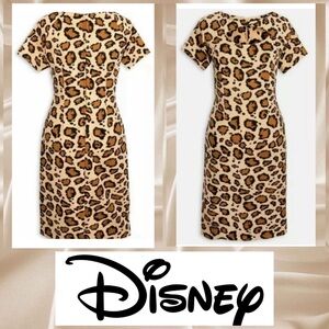 Disney Parks Dress Shop Animal Kingdom Leopard Print Dress NEW NWT $128